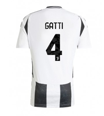 Juventus Federico Gatti #4 Primera Equipación 2024-25 Manga Corta